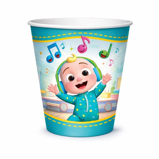 Papira glāzes "Cocomelon" 